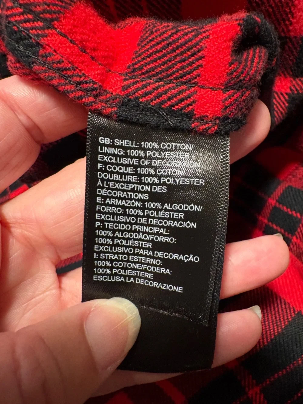 The North Face 100% cotton flannel shirt - size medium